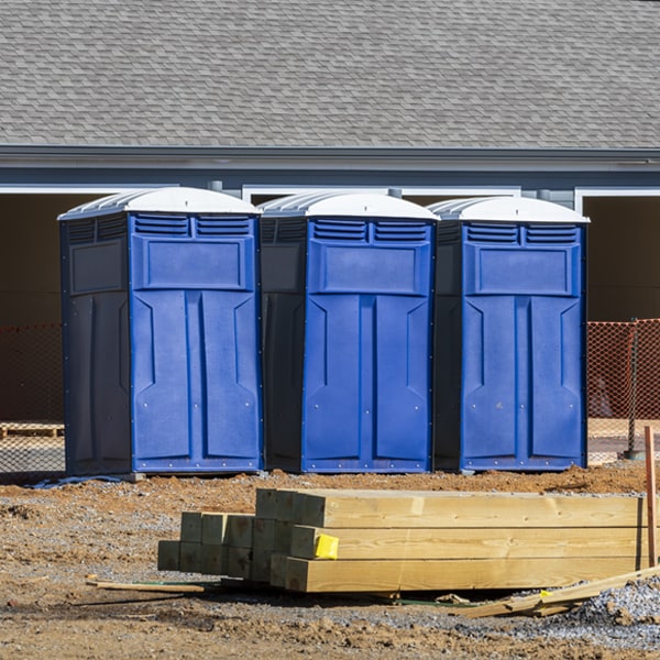 what is the expected delivery and pickup timeframe for the porta potties in Otis Orchards WA